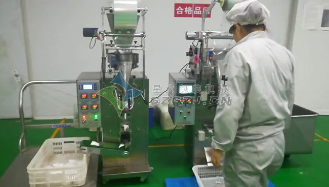 天津市胜香餐饮管理有限公司包装机生产车间展示