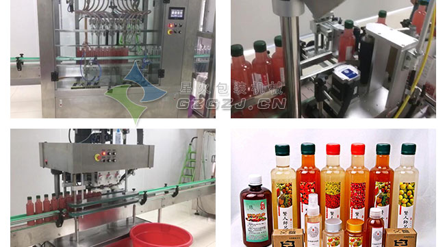 酵素饮料灌装机及生产车间及样品展示