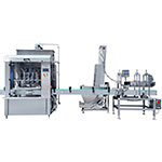 全套大颗粒酱料灌装压盖机-全自动酱料灌装机设备